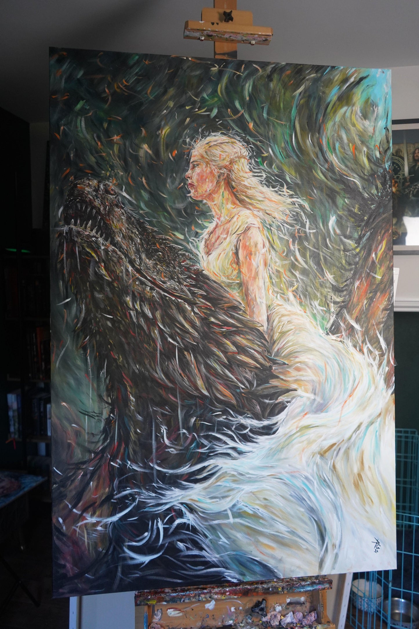 Game of Thrones: Bound in Flame | Original Painting - The Art of Peter Gray