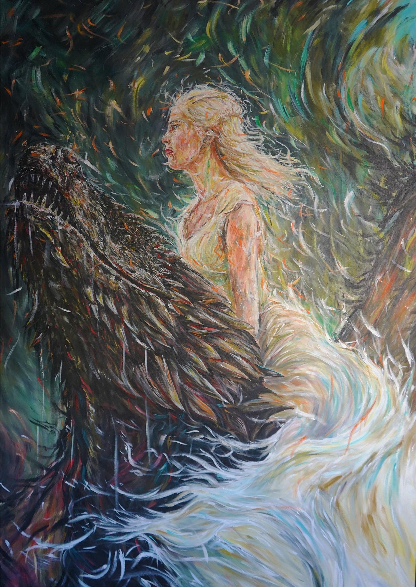 Game of Thrones: Bound in Flame | Original Painting - The Art of Peter Gray