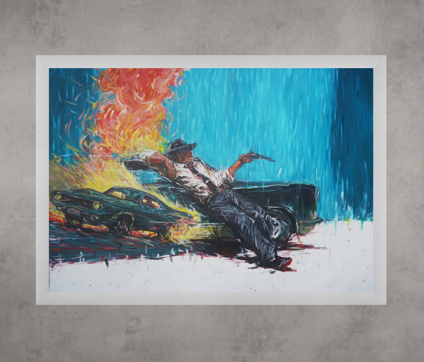 Fine Art Print reproduced from an original acrylic painting by Northern Ireland artist Peter Gray.