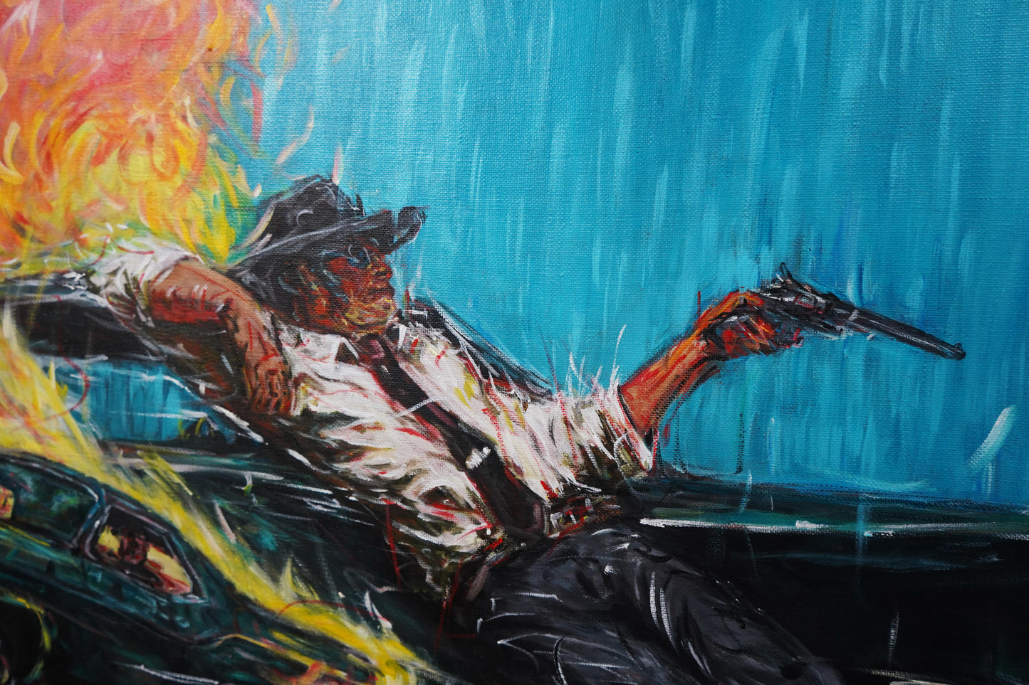 Fine Art Print reproduced from an original acrylic painting by Northern Ireland artist Peter Gray.