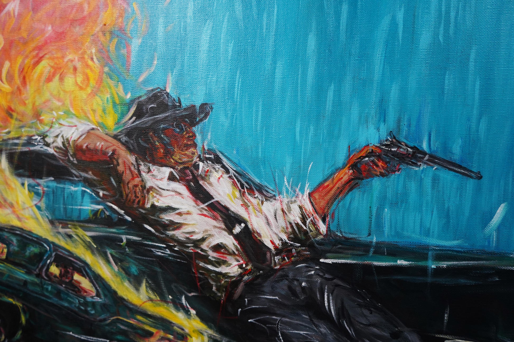 Fine Art Print reproduced from an original acrylic painting by Northern Ireland artist Peter Gray.