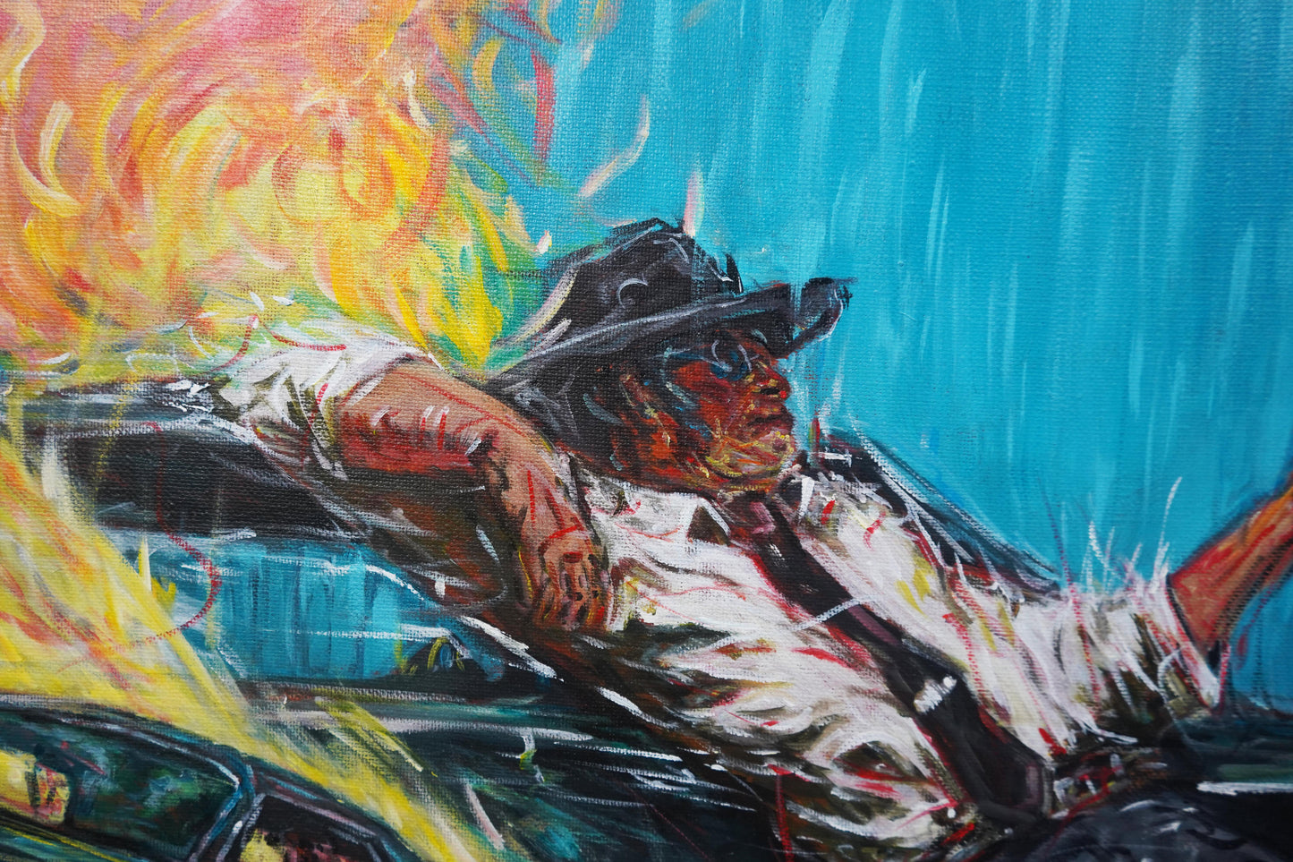 Fine Art Print reproduced from an original acrylic painting by Northern Ireland artist Peter Gray.