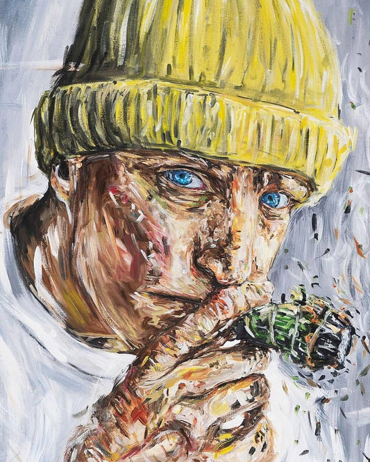 Original acrylic painting by Northern ireland artist Peter Gray.