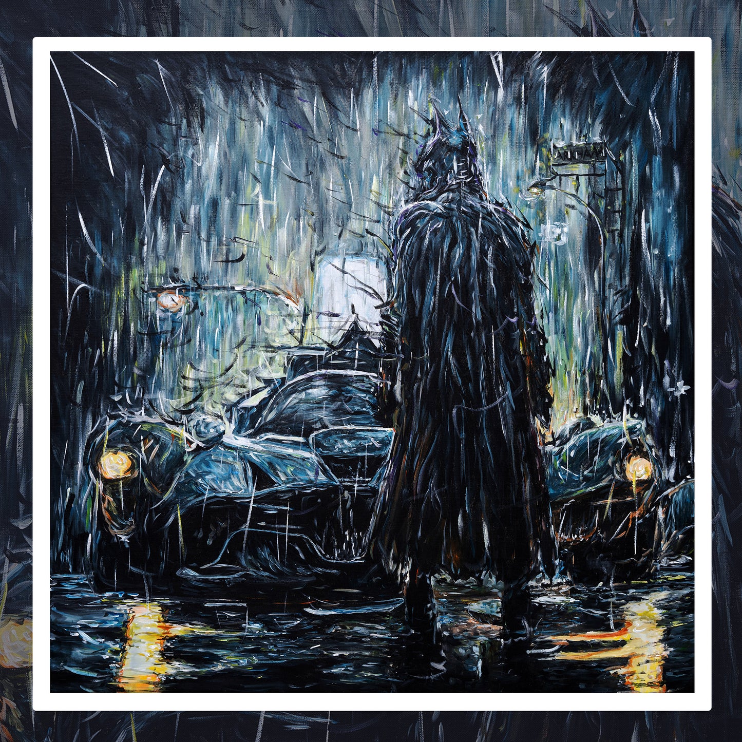 Giclee fine art print reproduced from an original acrylic painting by artist Peter Gray