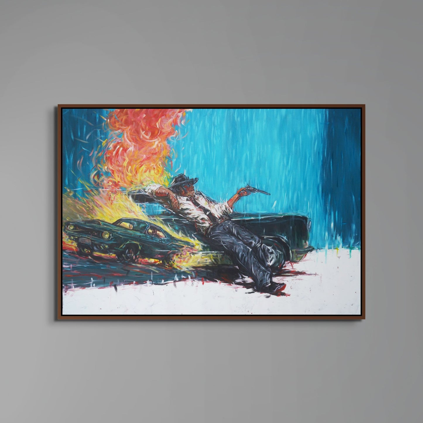 One of Those Days | 1 of 1 Hand Embellished Canvas Print