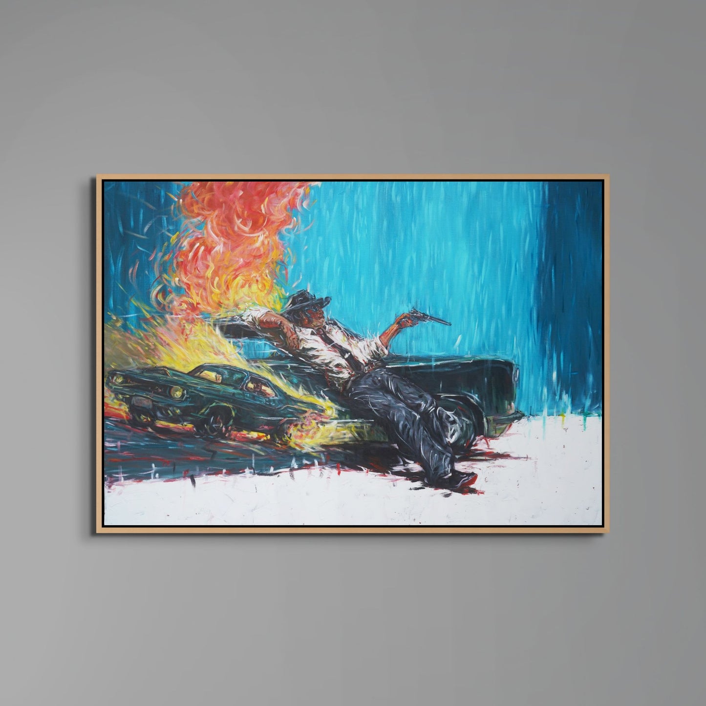 One of Those Days | 1 of 1 Hand Embellished Canvas Print