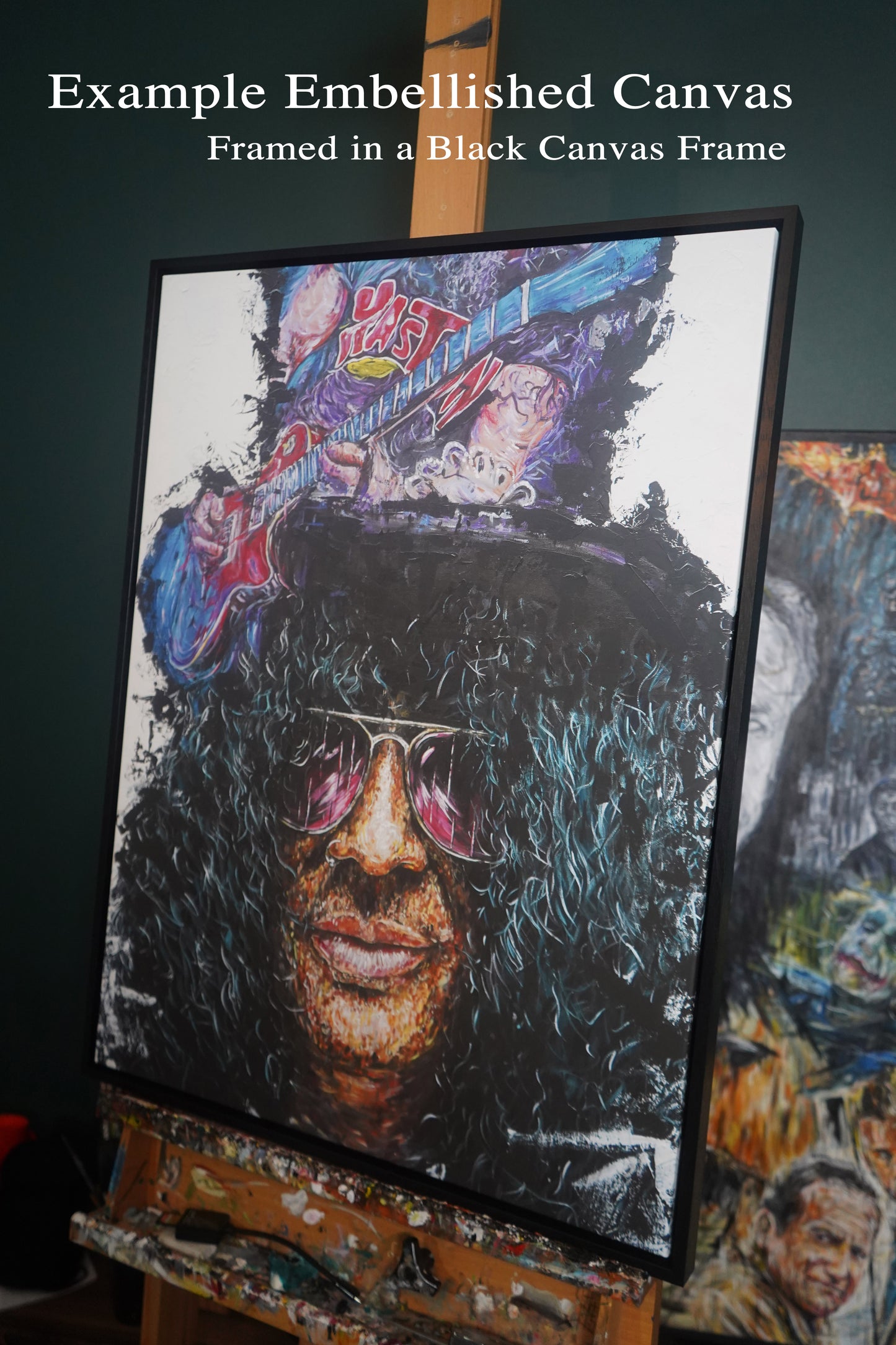 One of Those Days | 1 of 1 Hand Embellished Canvas Print